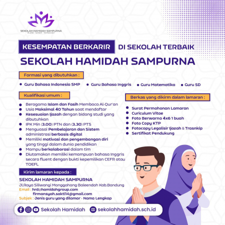 Info Lowongan Kerja Guru Bahasa Indonesia di SMP
