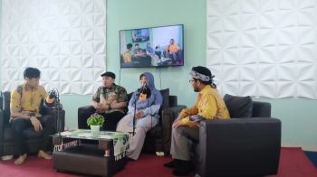 Dokumentasi Kegiatan Podcast di PBSI IKIP Siliwangi