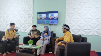 Dokumentasi Kegiatan Podcast di PBSI IKIP Siliwangi