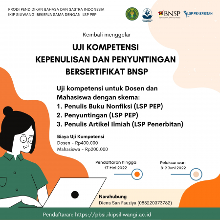 Uji Kompetensi Kepenulisan dan Penyuntingan LSP 2022